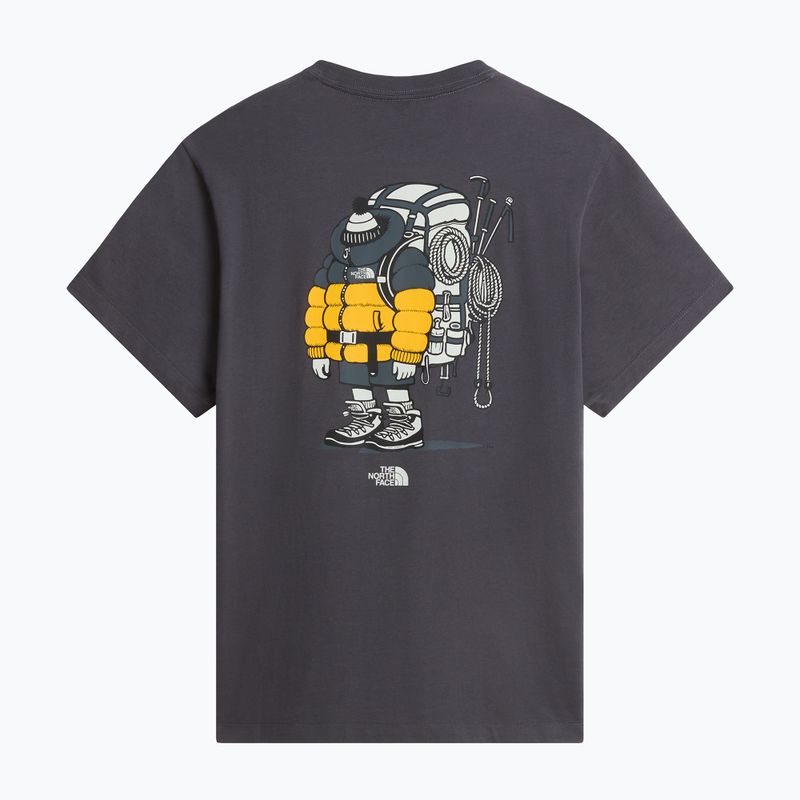 Póló The North Face Gear Up Get Out RLX SS Tee Graphic anthracite grey 5