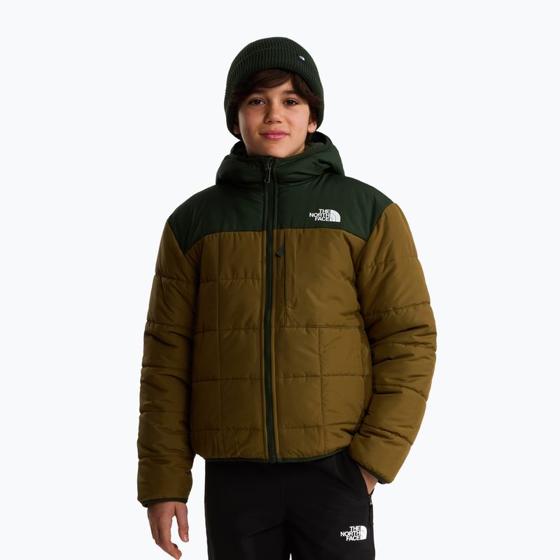 Gyerek bélelt kabát The North Face Reversible Shasta FZ Hooded caraway seed/bo