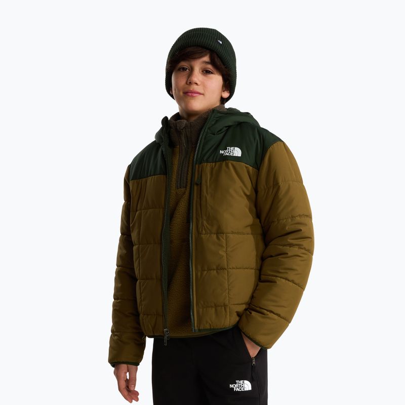 Gyerek bélelt kabát The North Face Reversible Shasta FZ Hooded caraway seed/bo 4