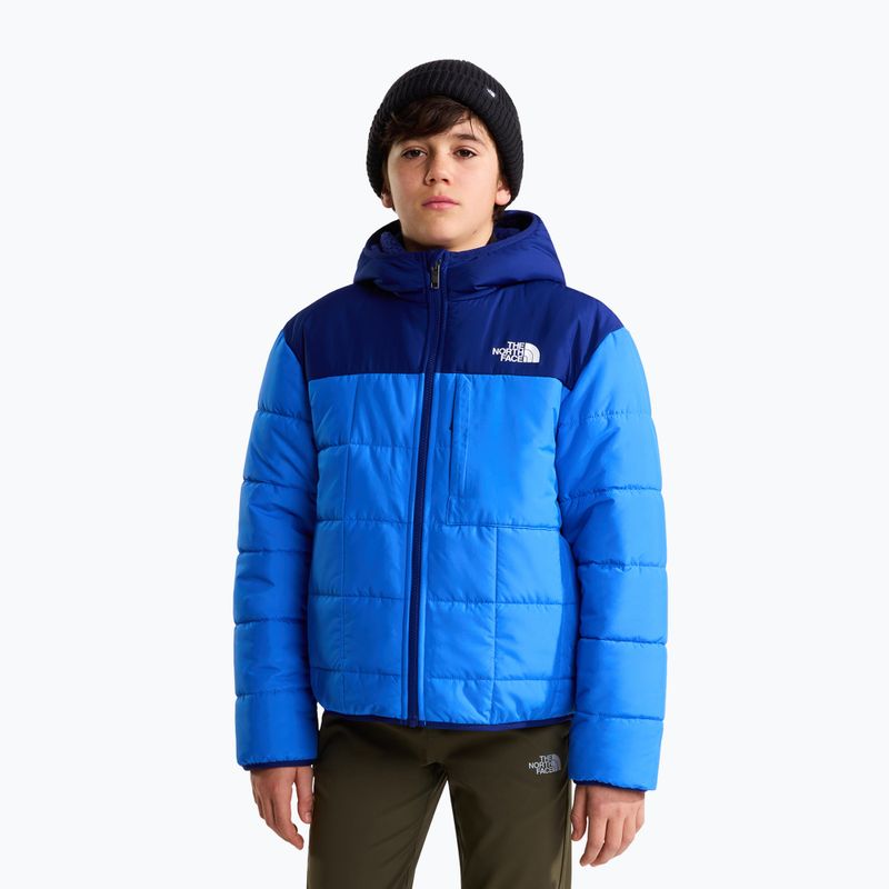 Gyerek bélelt kabát The North Face Reversible Shasta FZ Hooded active blue/bol