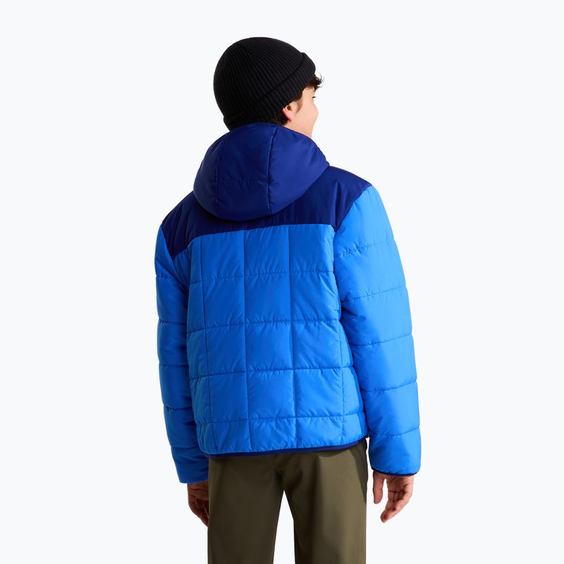 Gyerek bélelt kabát The North Face Reversible Shasta FZ Hooded active blue/bol 3