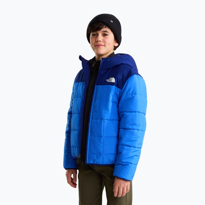 Gyerek bélelt kabát The North Face Reversible Shasta FZ Hooded active blue/bol 4