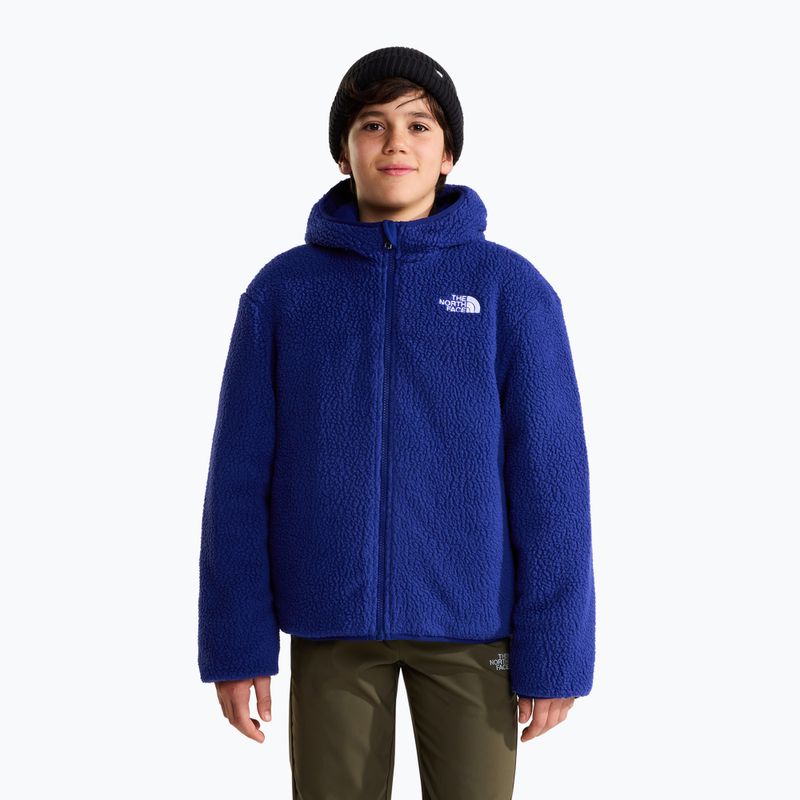 Gyerek bélelt kabát The North Face Reversible Shasta FZ Hooded active blue/bol 5