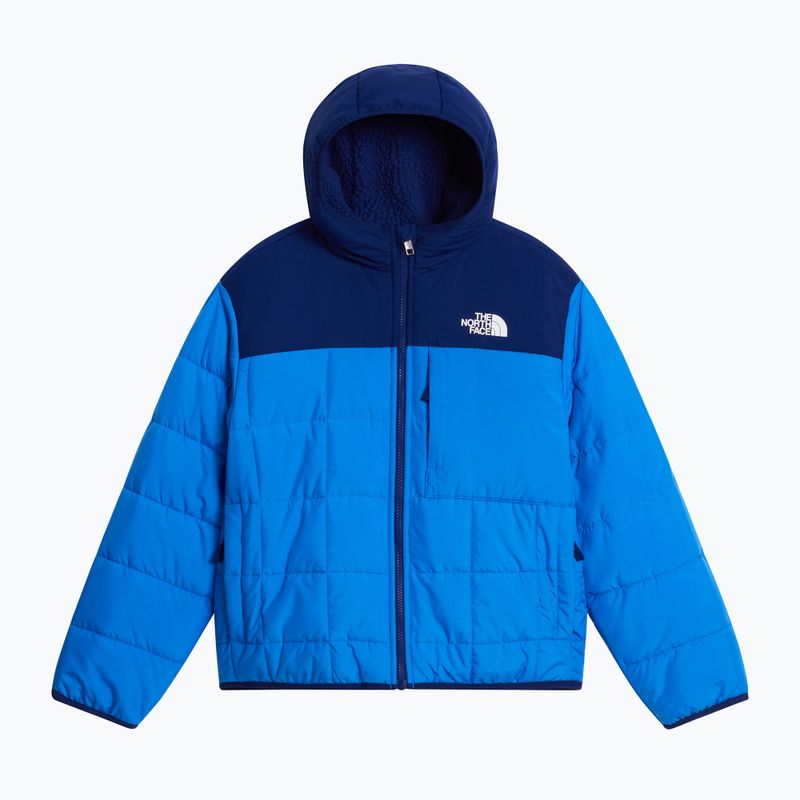Gyerek bélelt kabát The North Face Reversible Shasta FZ Hooded active blue/bol 6