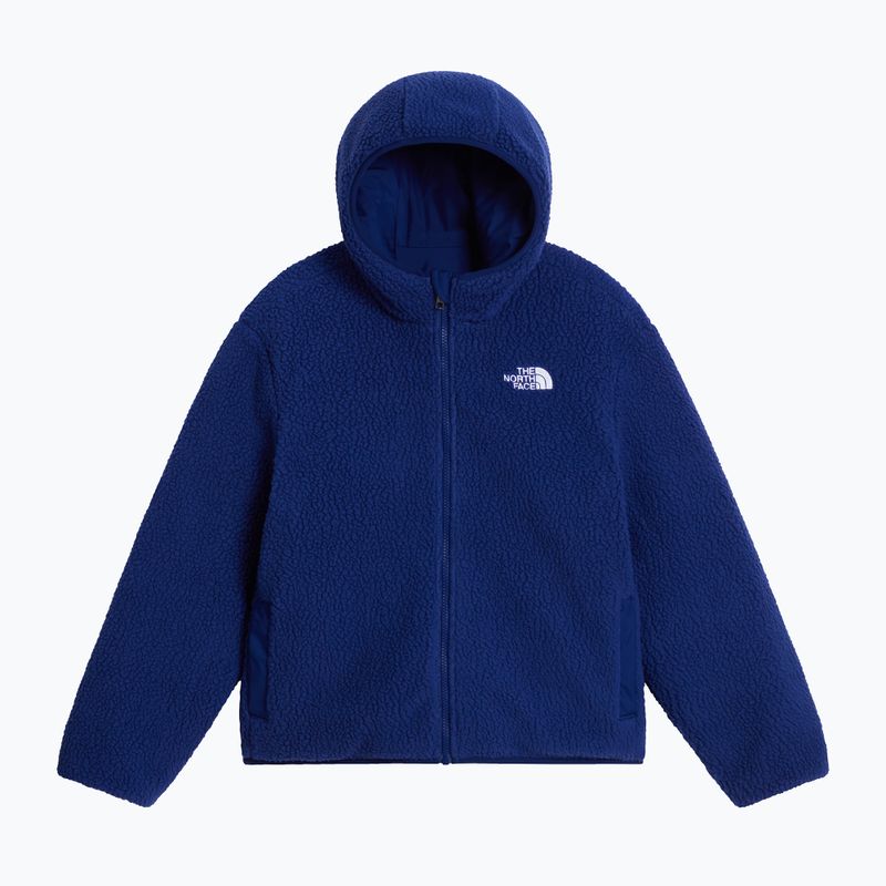 Gyerek bélelt kabát The North Face Reversible Shasta FZ Hooded active blue/bol 8