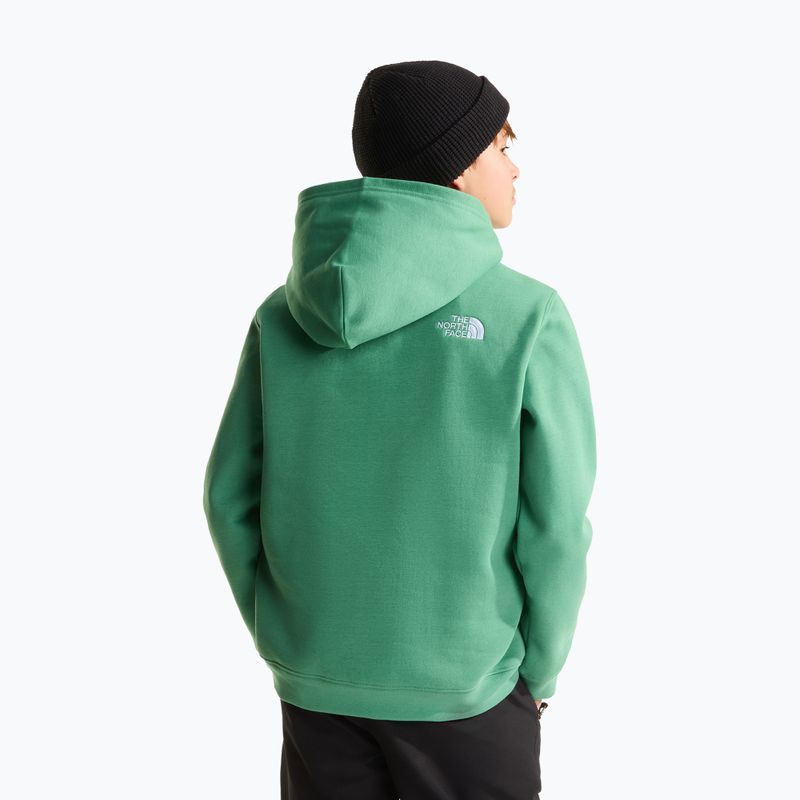 Gyerekpulóver The Noryh Face Essential Drew Peak Hoodie dimmed algae 5