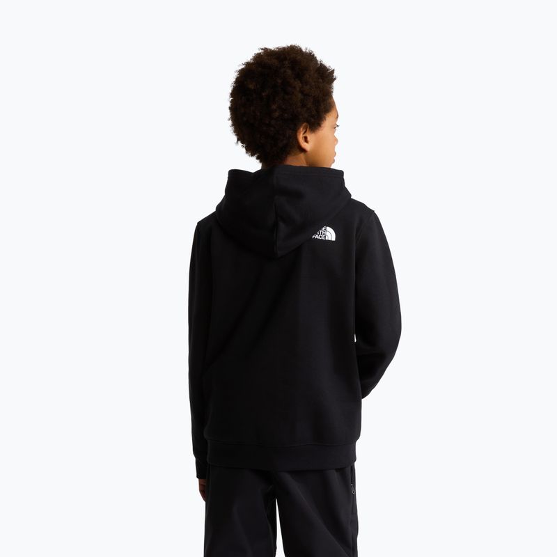 Gyerekpulóver The North Face Essential Drew Peak Hoodie tnf black 5