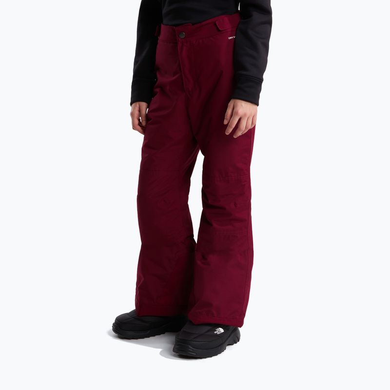 Gyerek sínadrág The North Face Freedom Insulated burgundy crush
