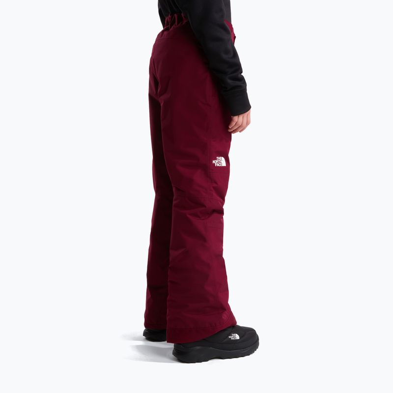 Gyerek sínadrág The North Face Freedom Insulated burgundy crush 3