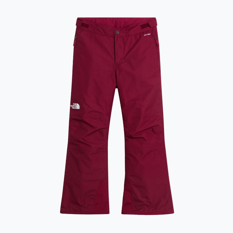 Gyerek sínadrág The North Face Freedom Insulated burgundy crush 4