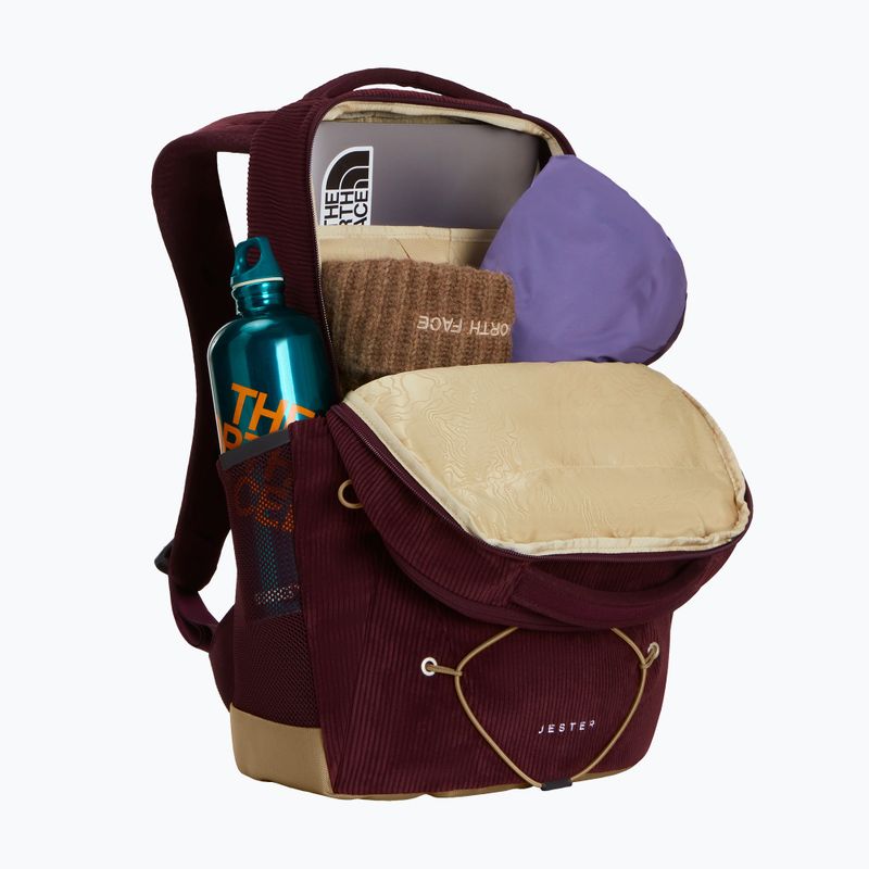 Városi hátizsák The North Face Jester Pro 28 l deep burgundy/leather bro 4