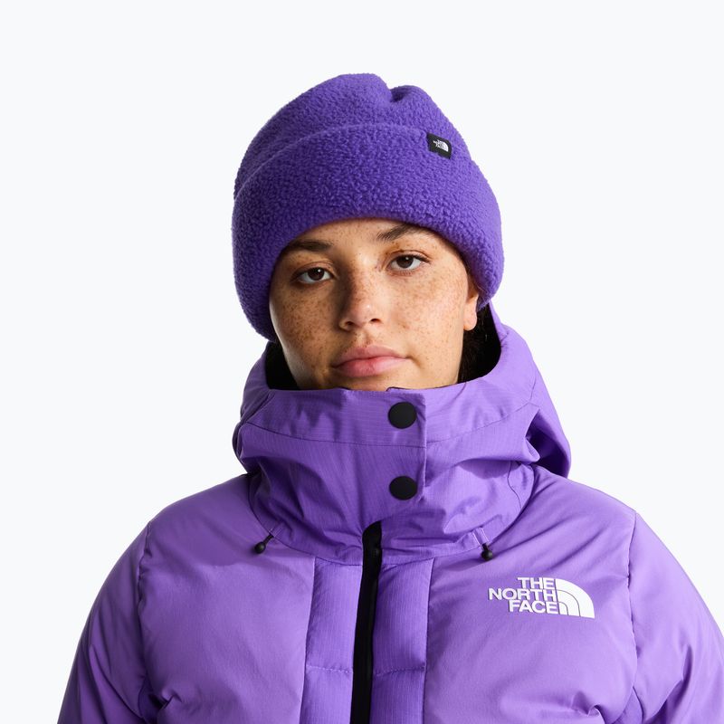 Téli sapka The North Face Whimzy Convertible Beanie peak purple 4