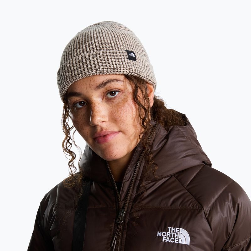 Téli sapka The North Face Fisherman Beanie timeless taupe 3