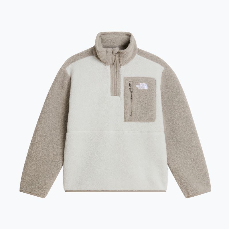 Gyerek polár pulóver The North Face Yumiori 1/4 Zip cumulus cloud/s