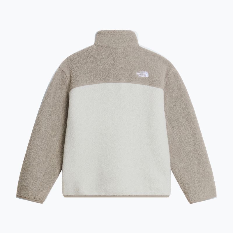 Gyerek polár pulóver The North Face Yumiori 1/4 Zip cumulus cloud/s 2