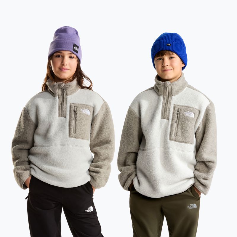 Gyerek polár pulóver The North Face Yumiori 1/4 Zip cumulus cloud/s 3
