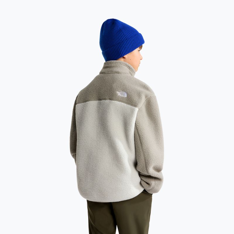 Gyerek polár pulóver The North Face Yumiori 1/4 Zip cumulus cloud/s 5