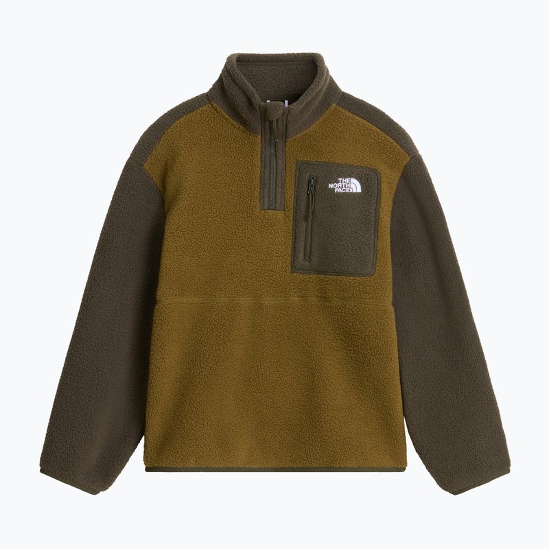 Gyerek polár pulóver The North Face Yumiori 1/4 Zip caraway seed/ne