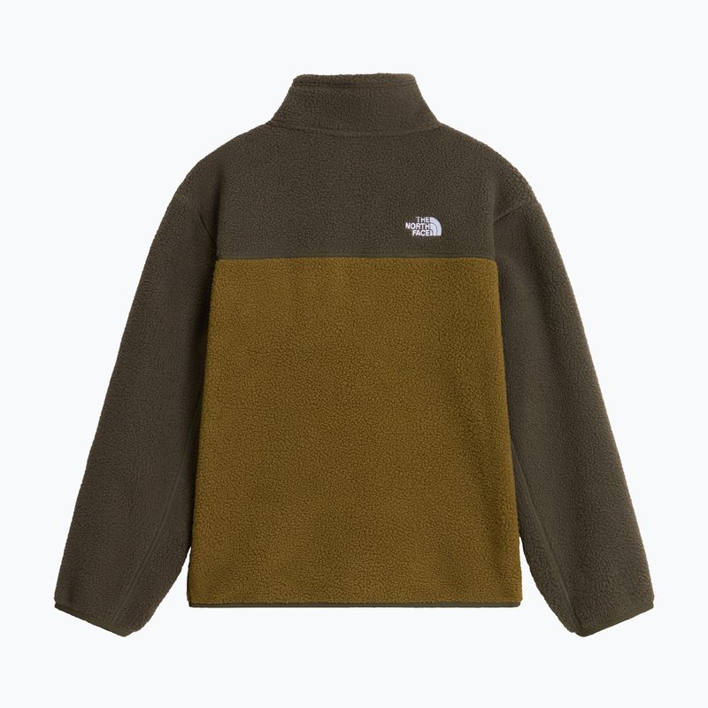 Gyerek polár pulóver The North Face Yumiori 1/4 Zip caraway seed/ne 2