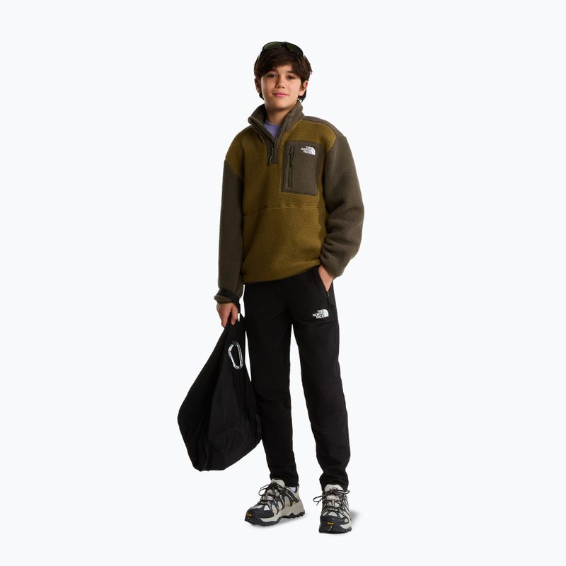 Gyerek polár pulóver The North Face Yumiori 1/4 Zip caraway seed/ne 4