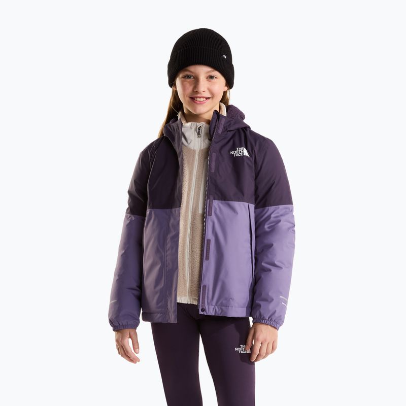 Gyermek esőkabát The North Face Warm Antora Rain endless dusk/grounded plum 4