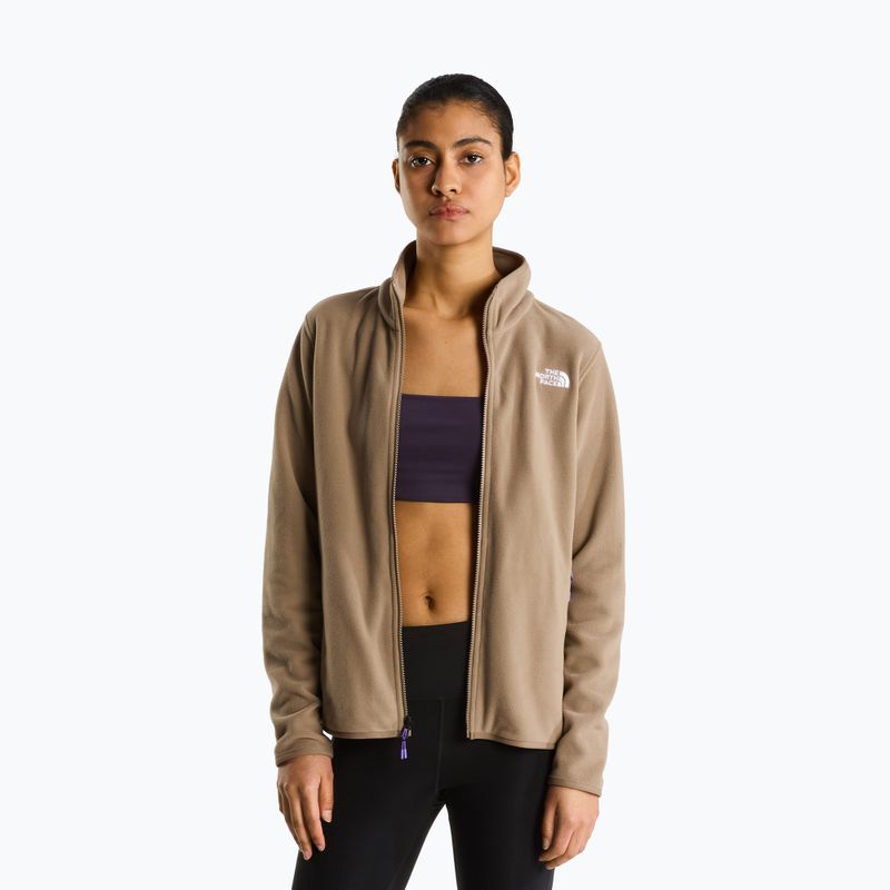 Férfi polár pulóver The North Face Glacier Fleece garnet 4
