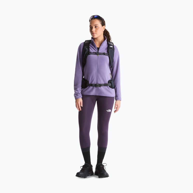 Férfi polár pulóver The North Face Glacier Fleece grounded plum 2