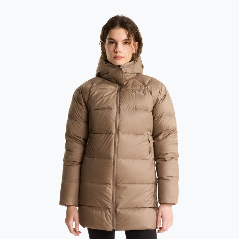 Női pehelykabát The North Face Hydrenalite City Down Hooded garnet