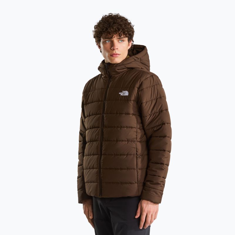 Férfi bélelt kabát The North Face Aconcalgia Hooded dark chestnut 4