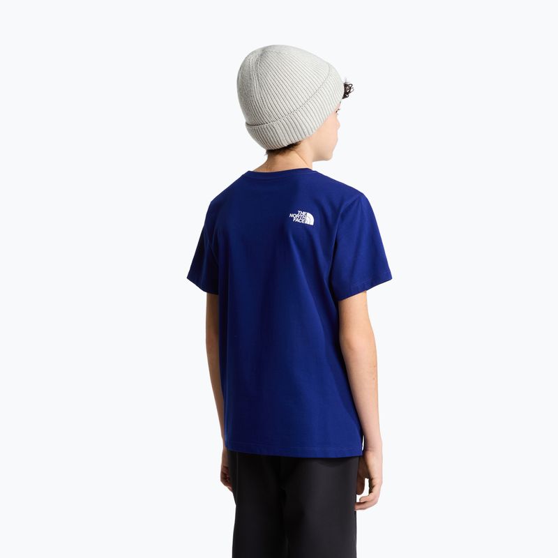 Gyermek póló The North Face Evolution Half Dome SS Tee bold blue 5