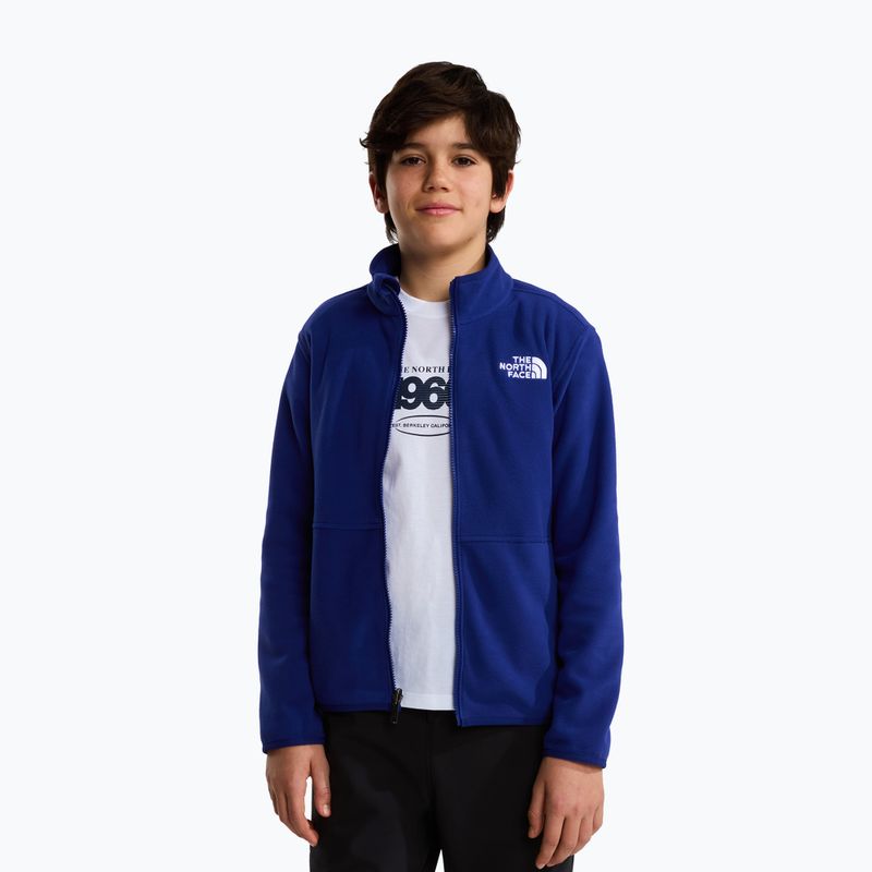 Gyerek polár pulóver The North Face Glacier Full Zip bold blue 4