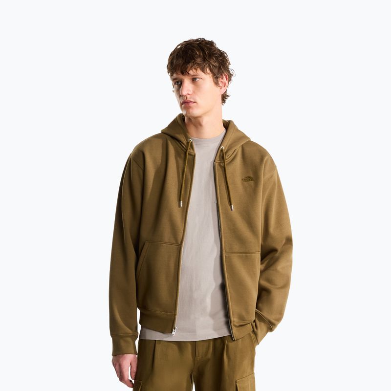 Férfi pulóver The North Face Essential Simple Dome RLX Full Zip caraway seed 4