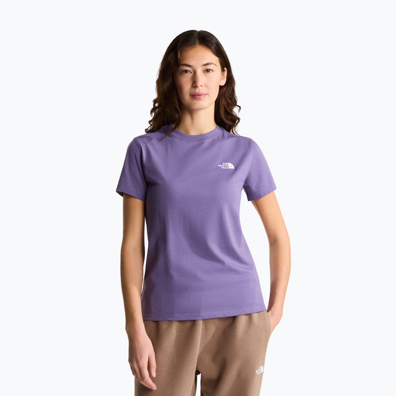Női póló The North Face Evolution Simple Dome Slim SS grounded plum