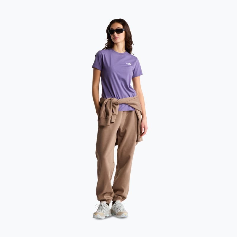 Női póló The North Face Evolution Simple Dome Slim SS grounded plum 2