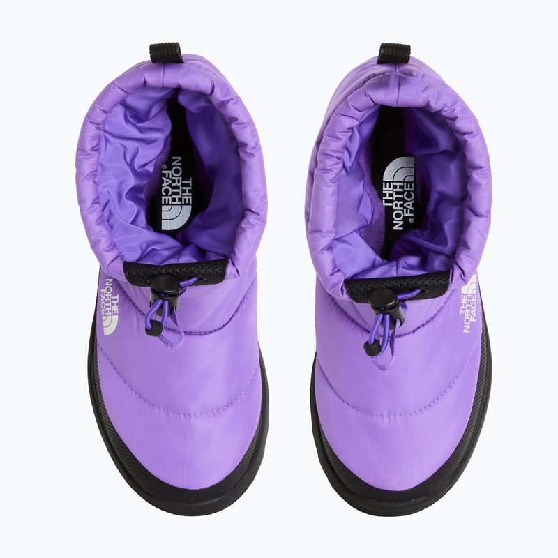 Gyerek hótaposó The North Face Nse Traction Bootie Wp elevation purple/tnf black 4