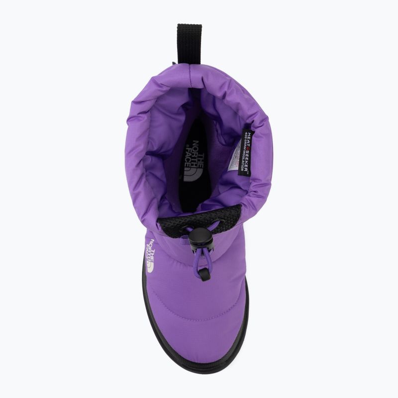 Gyerek hótaposó The North Face Nse Traction Bootie Wp elevation purple/tnf black 5