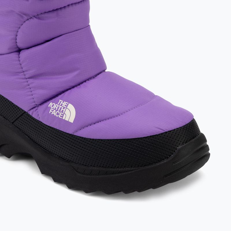 Gyerek hótaposó The North Face Nse Traction Bootie Wp elevation purple/tnf black 7