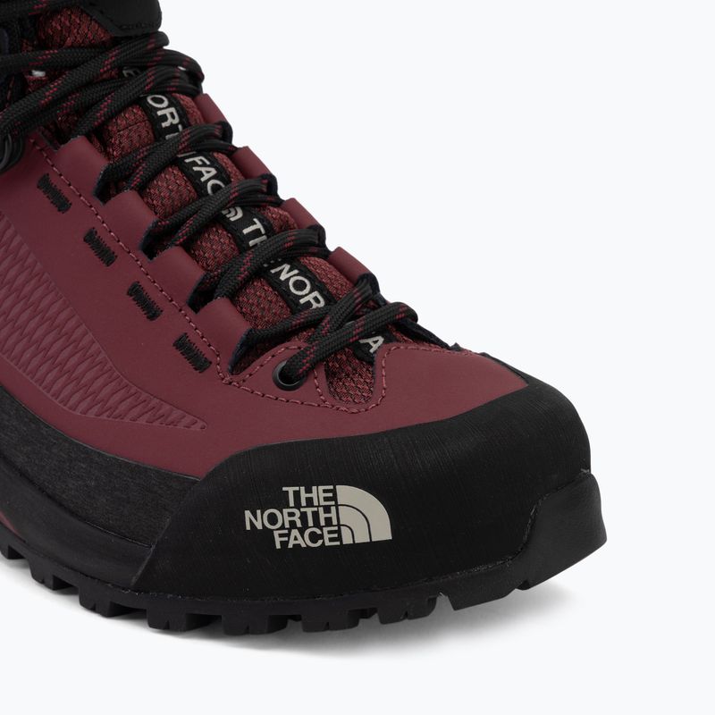 Női megközelítő cipők The North Face Verto Alpine Mid GTX burgundy crush/tnf black 7