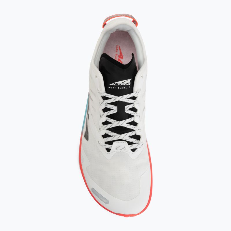 Férfi futócipők Altra Mont Blanc Carbon white/black/firey coral 5