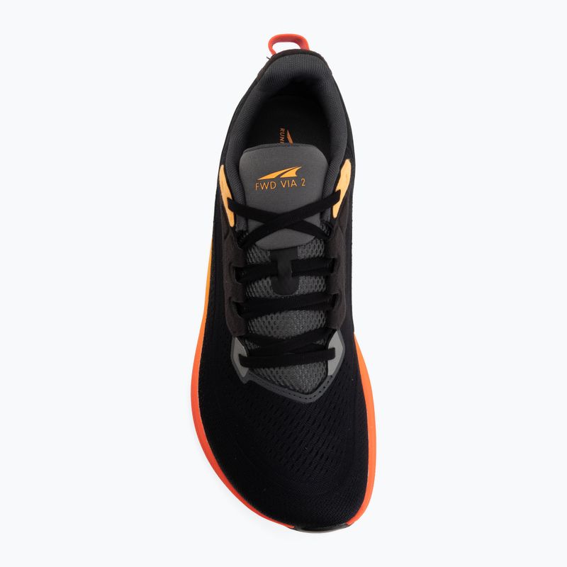 Férfi futócipők Altra FWD Via 2 black/orange pop/coral 5