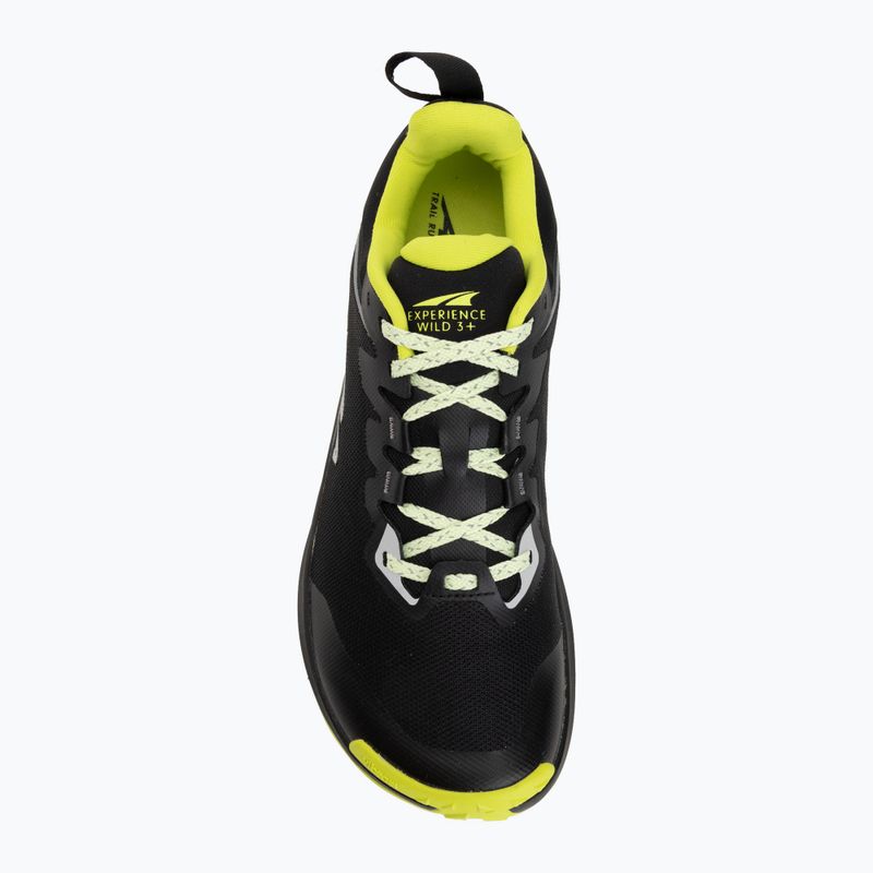 Férfi futócipők Altra Experience Wild 3+ black/silver/acid lime 5