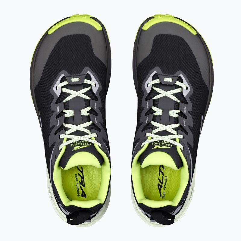 Férfi futócipők Altra Experience Wild 3+ black/silver/acid lime 3