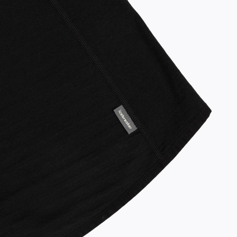 Női túra pulóver Icebreaker Merino 300 Realfleece Descender Zip Hoodie black 3