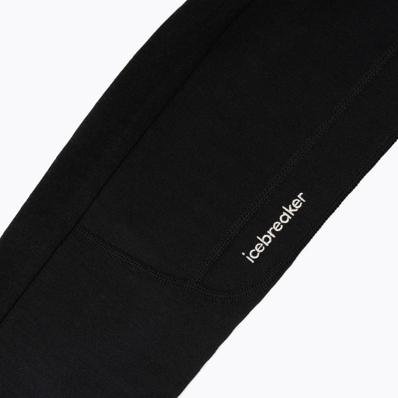 Női túra pulóver Icebreaker Merino 300 Realfleece Descender Zip Hoodie black 4