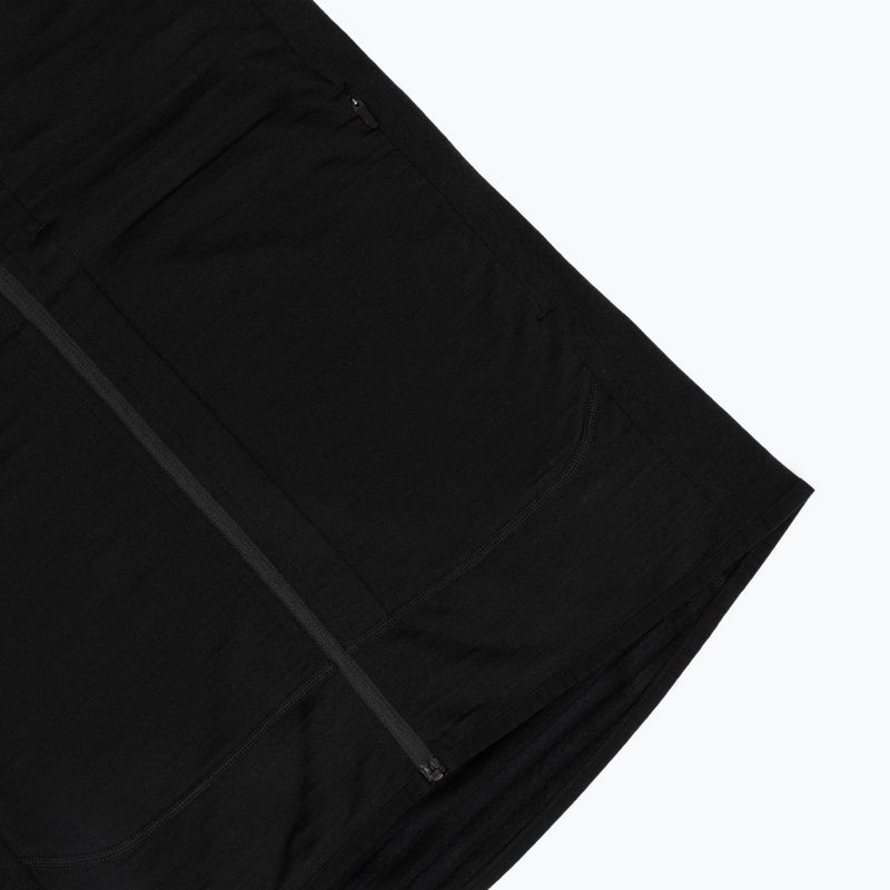 Női túra pulóver Icebreaker Merino 300 Realfleece Descender Zip Hoodie black 5
