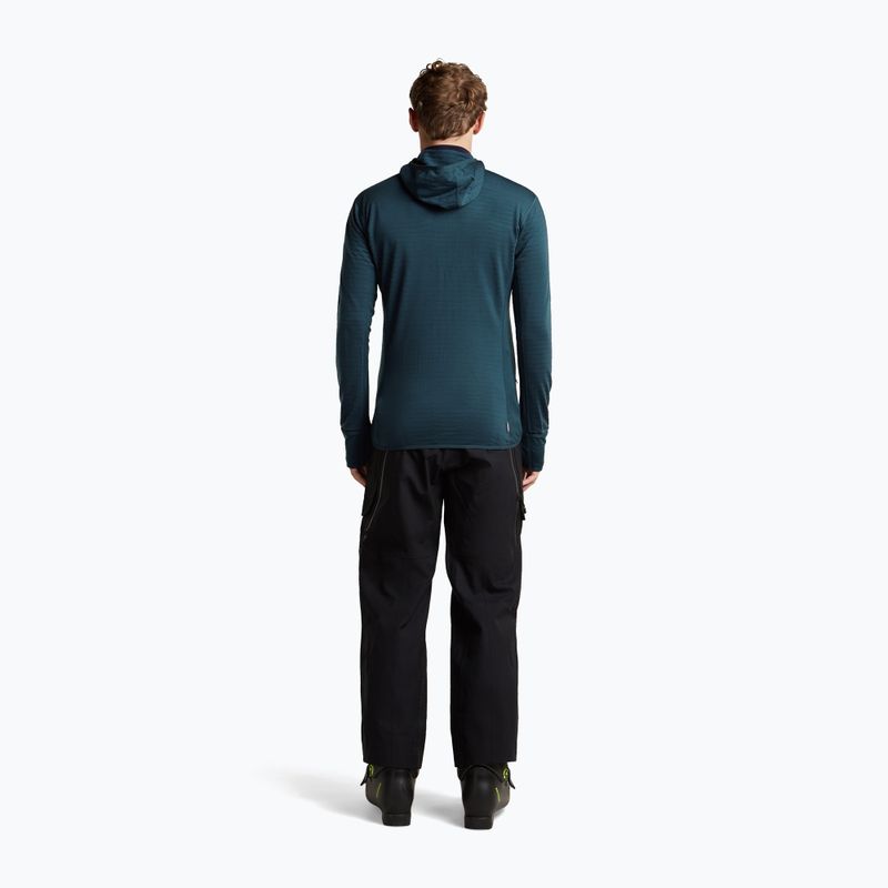 Férfi trekking pulóver Icebreaker Merino 300 Realfleece Descender Zip Hoodie abyss 5