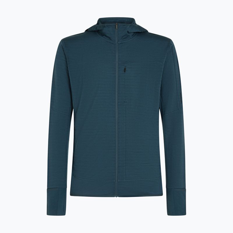Férfi trekking pulóver Icebreaker Merino 300 Realfleece Descender Zip Hoodie abyss 10
