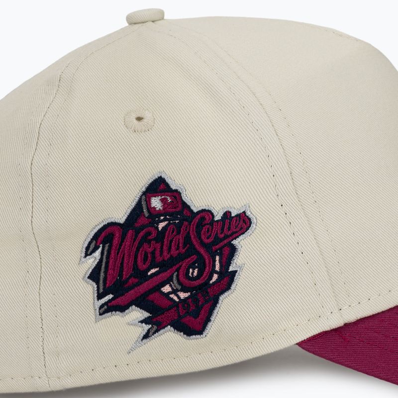 New Era WS Patch Eframe New York Yankees baseball sapka világos bézs színben 5