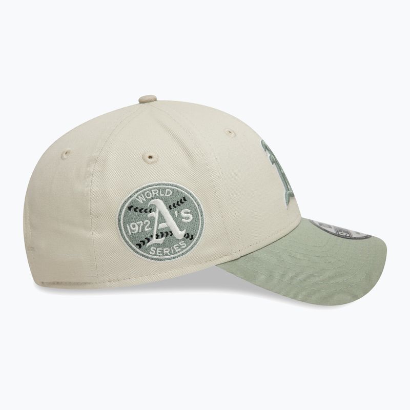 New Era WS Patch 9Forty Oakland Athletics baseball sapka világos bézs színben 4