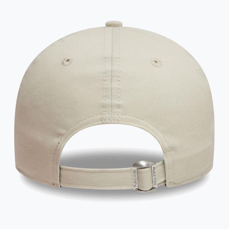 New Era WS Patch 9Forty Los Angeles Dodgers baseball sapka világos bézs színben 5